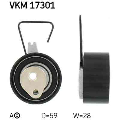 Ролик натягувача ременя SKF VKM 17301 Вінниця
