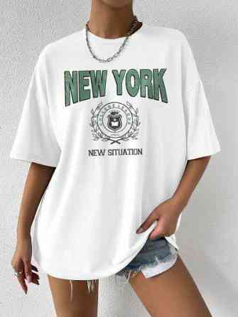 Футболка жіноча з принтом  48 Біла 2664085792 Дніпро