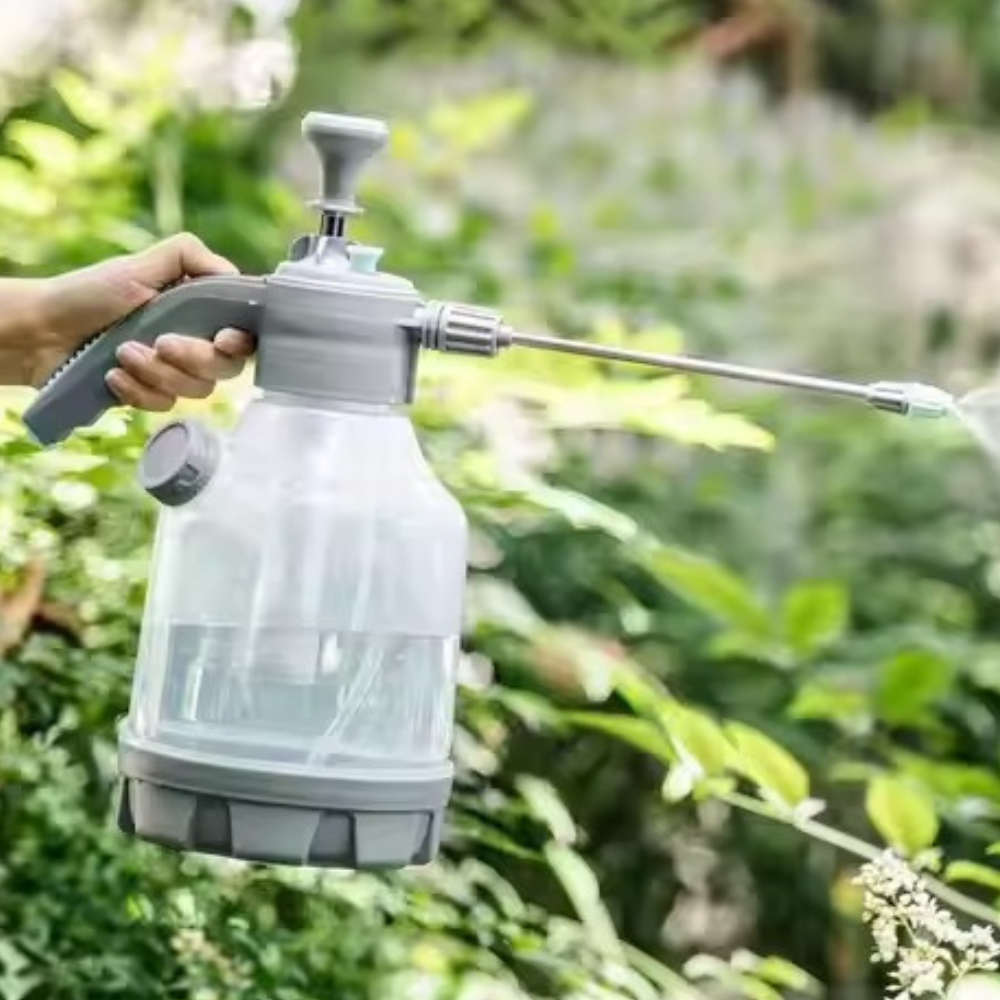 Ручной опрыскиватель для сада и огорода садовый,прозрачный,пластиковый на 2 литра с удлинителем Каменец-Подольский - изображение 10