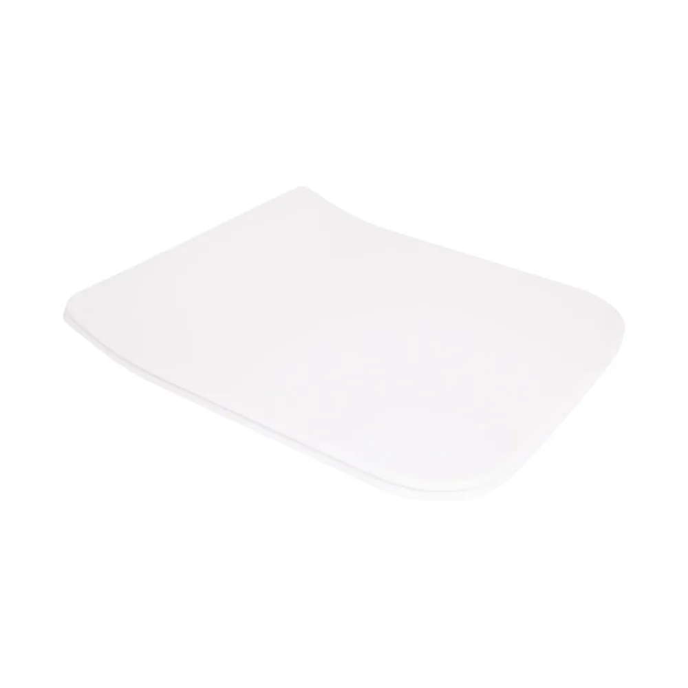 Qtap Сидіння для унітаза (Crow 640) 460x350x47 мм, White, з мікроліфтом, Slim Duroplast, Quick Release QTSC179W48700 Київ - фото 1