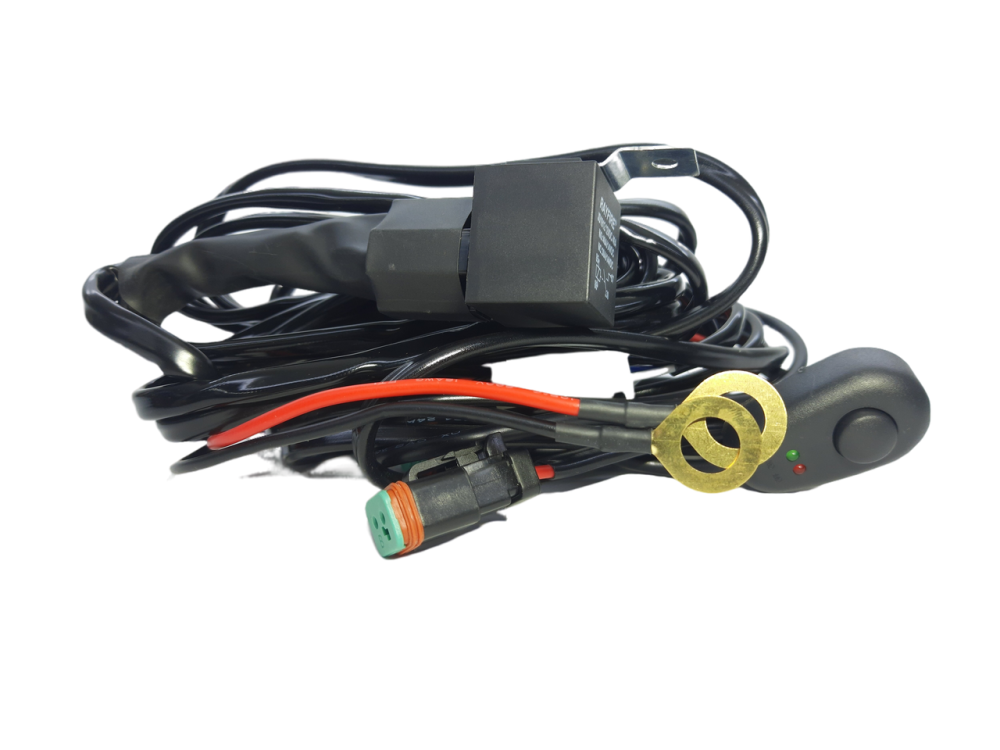 Універсальна проводка StarLight №12 для фар робочого світла 5,6м 120W кнопка ON-OFF (1 режим) + реле 12V Харків - фото 1