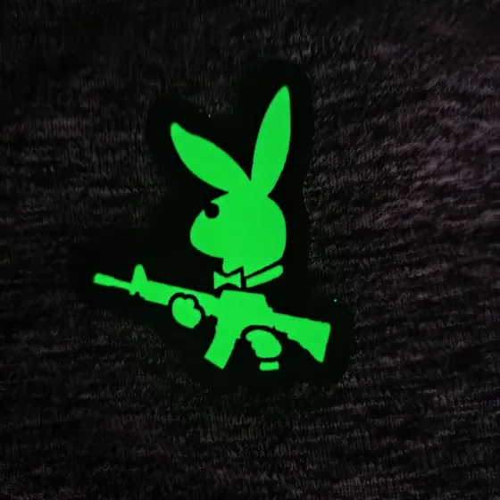 Патч / шеврон сержант Зайчик (Playboy) чорний Запоріжжя