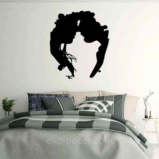 Декоративне настінне 3D Панно «Силует пари», Декор на стіну з об'ємом Київ