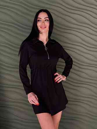 Трикотажна сукня оверсайз на кулісці "Answer" | Норма і батал Київ