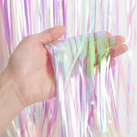 Дождик для фотозоны шторка 3 м на 1 м перламутровый Киев - изображение 4