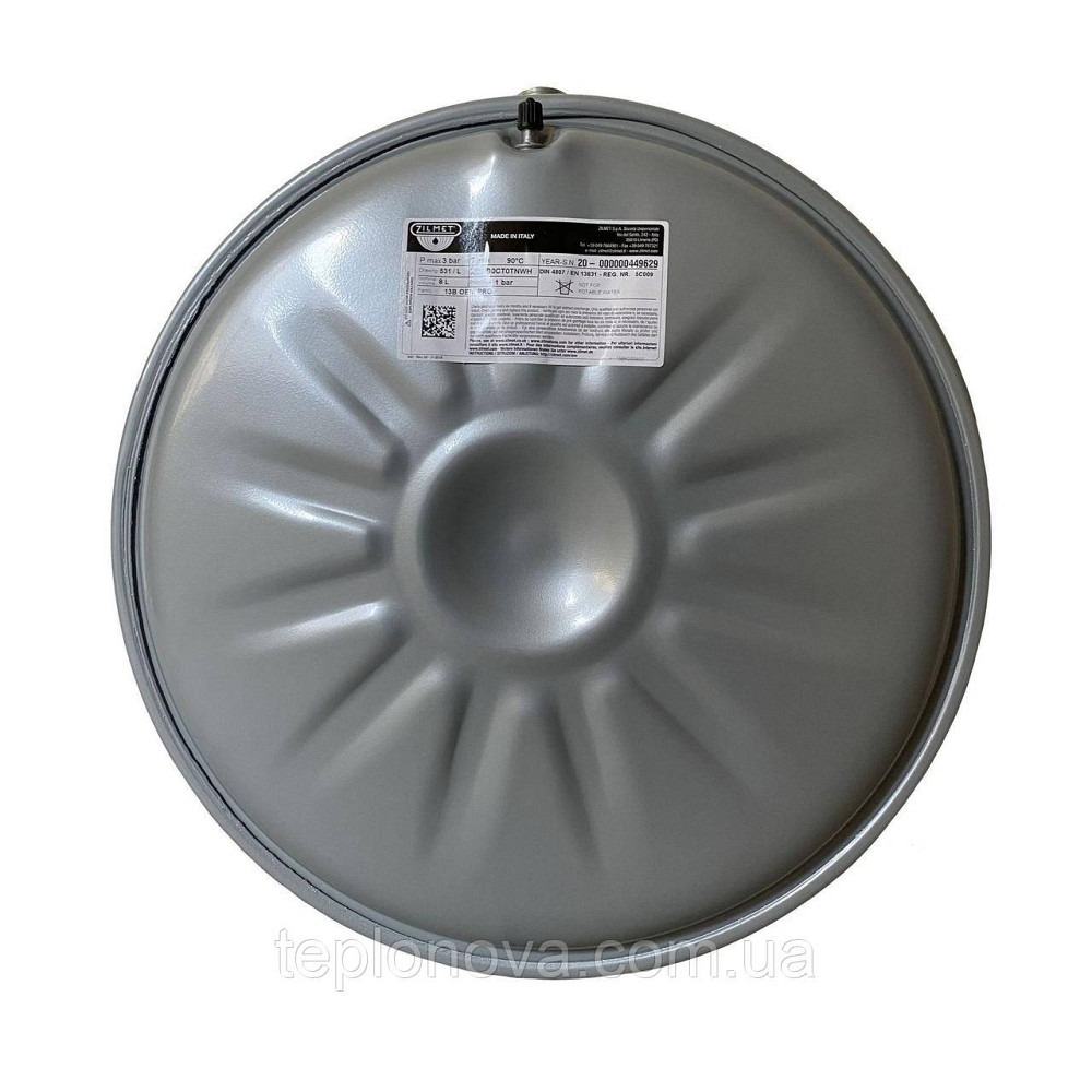 Бак Zilmet oem-pro для монтажу в котли плоский Арт. 531 8 л 3bar рифлений ( 13B6000848) Чернівці - фото 1