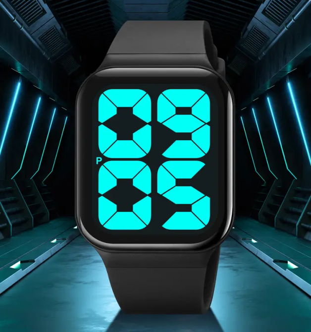 Годинник цифровий наручний Skmei 1995 (Чорний з чорним) Вінниця - фото 5