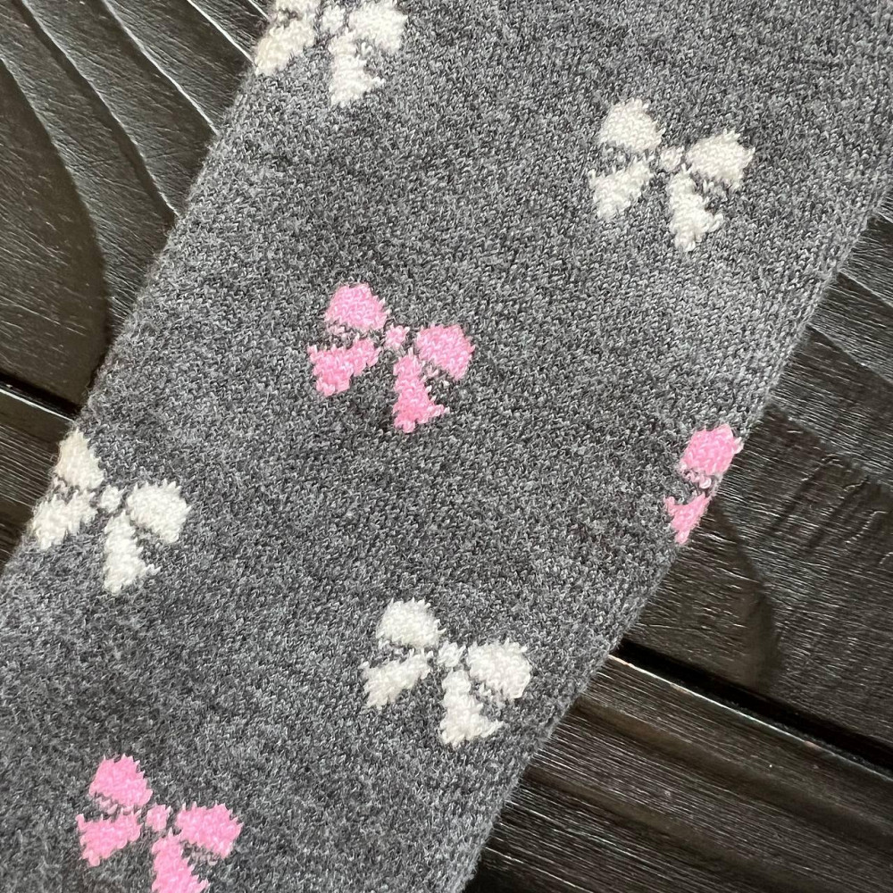 Дитячі Лосіни для Дівчинки Сірі з Бантиками Lizi Kids 2 роки (86-92см) пакунок малюка Киев - изображение 5