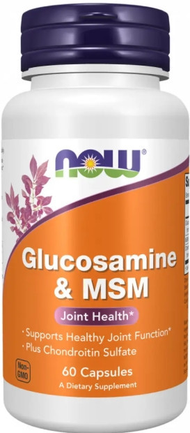 Для суставов и связок NOW Foods Glucosamine & MSM 60 капс Киев - изображение 1