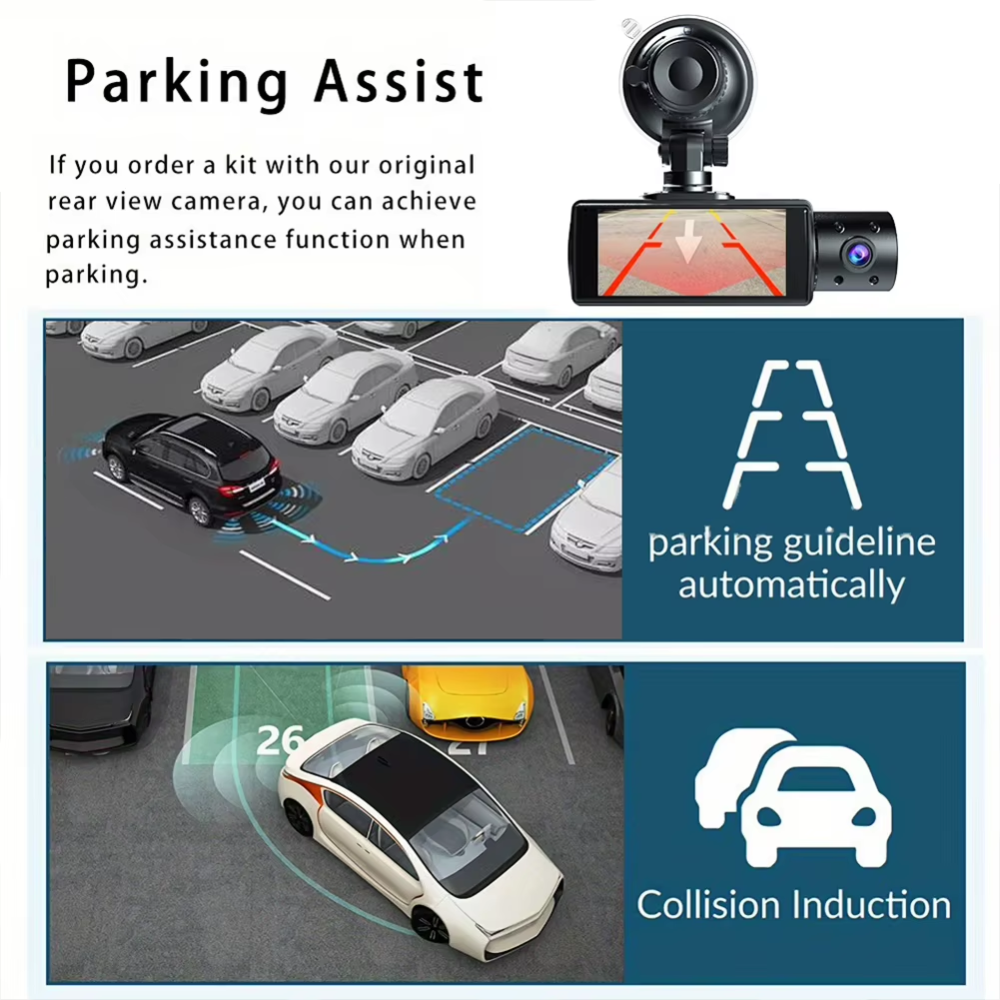 Автомобильный видеорегистратор D-310 (2 камеры) Wi-Fi Full HD Винница - изображение 7