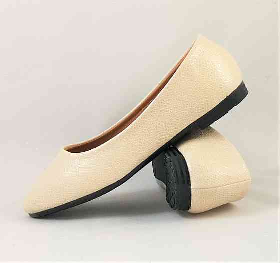 Женские Балетки Бежевые Мокасины Туфли (размеры: 36,37,38,39) - 00-5 Днепр