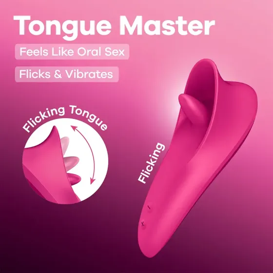 Вібростимулятор для клітора Satisfyer Tongue Master з язичком Львів