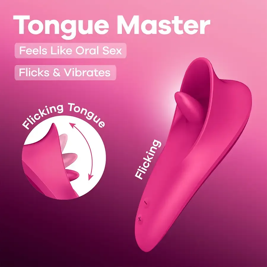 Вібростимулятор для клітора Satisfyer Tongue Master з язичком Львів - фото 6