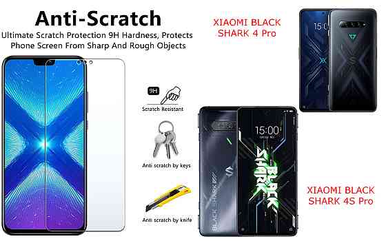 Защитное стекло NeoGlass для XIAOMI BLACK SHARK 4 Pro, 4S Pro – ультрапрозрачное и устойчивое Киев