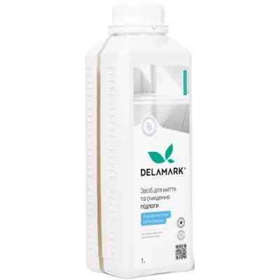 Засіб для миття підлоги DeLaMark Білі квіти бавовни 1 л (4820152333698) Вінниця