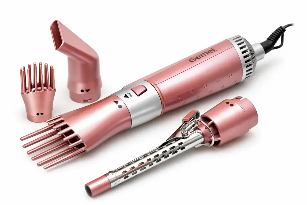 Стайлер фен для волос браш щетка 7 в 1 для сушки и укладки 2200Вт профессиональный Gemei GM-4831 Коломыя - изображение 4