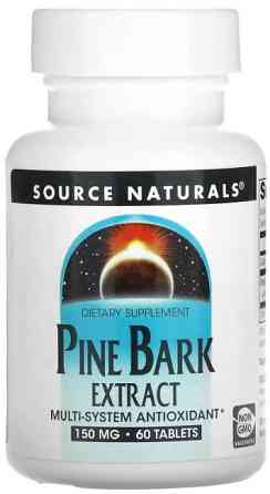 Пікногенол Екстракт сосни Source Naturals Pine Bark Extract 150 мг 60 таблеток Київ