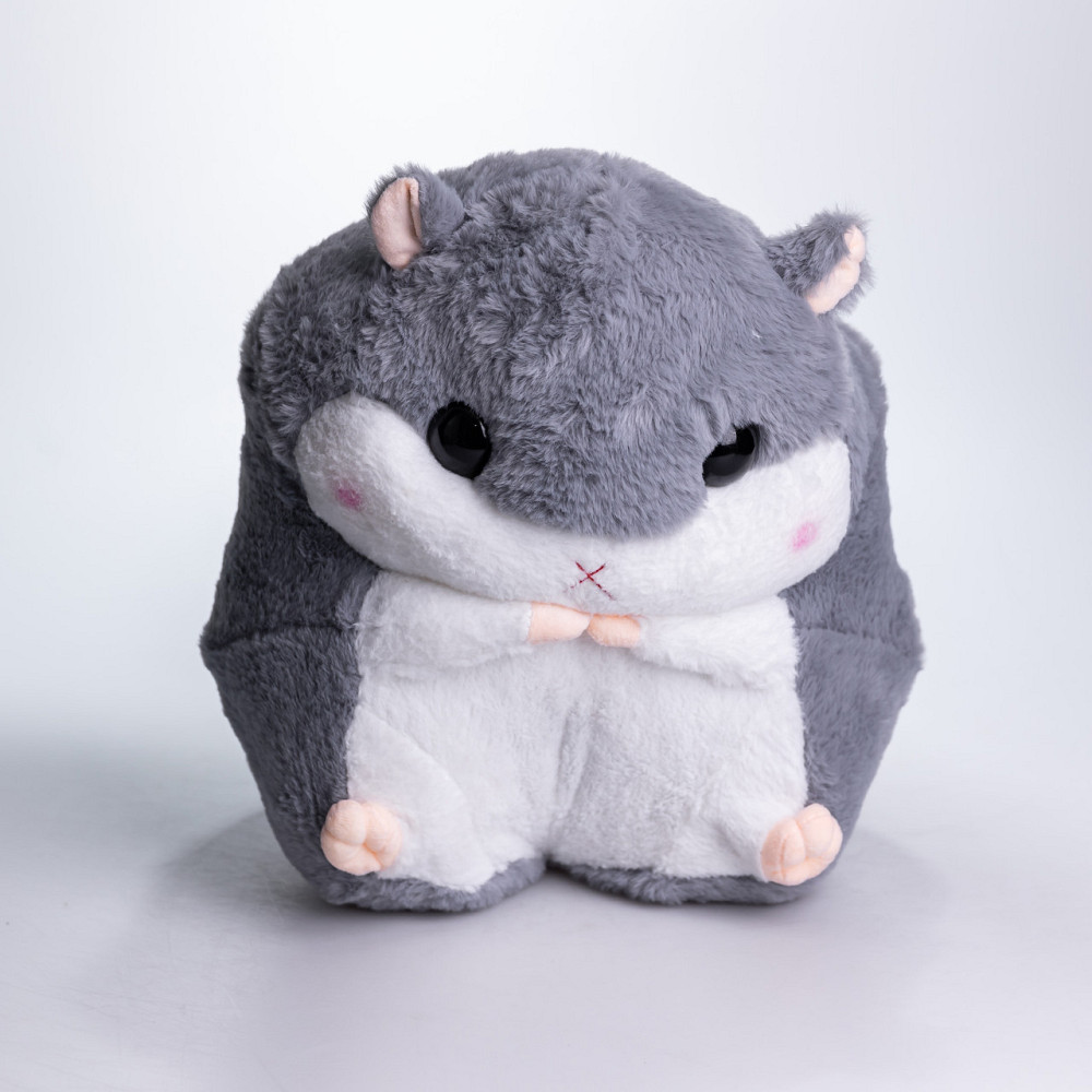 М'яка іграшка-подушка з пледом Хом'як 110×160 (см) плюшевий дитячий плед 3в1 Сірий 7090G Коломыя - изображение 3