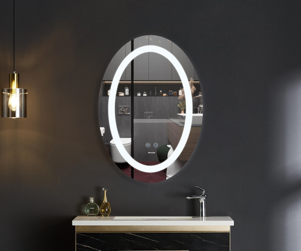 Дзеркало Mixxus PLAIN MV03-50x70 з LED Touch, Anti-fog, димером, рег. яскравості   ( MI6664 ) 21034 Харьков - изображение 4