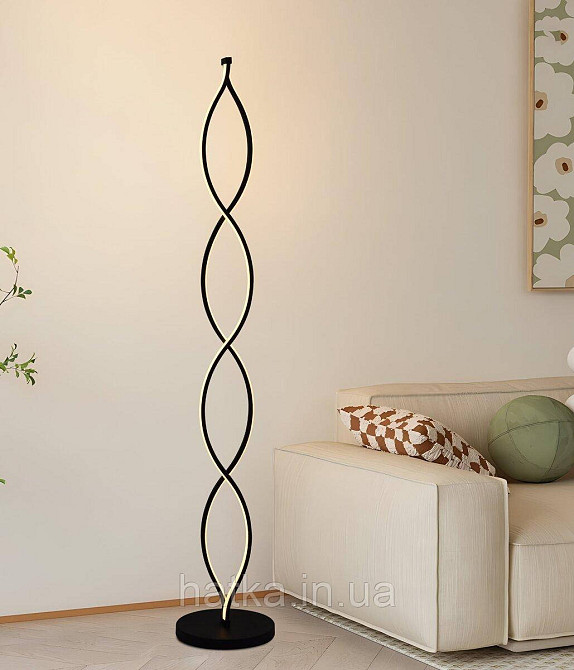 Торшер світлодіодний LDD1009, Чорний Київ - фото 1