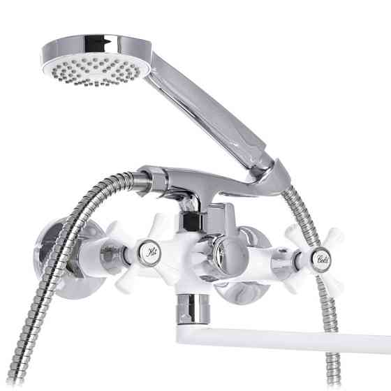 Ванночный смеситель Mixxus Omega 140 White MI2768 Харьков