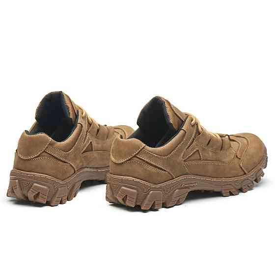 Чоловічі тактичні кросівки з натуральної шкіри та кордури колір-кайот 46 (30,5) Харків