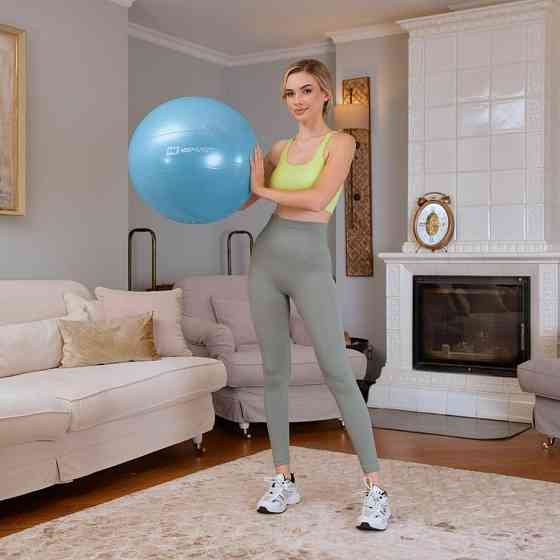 Фитбол Hop-Sport 45см голубой + насос Киев