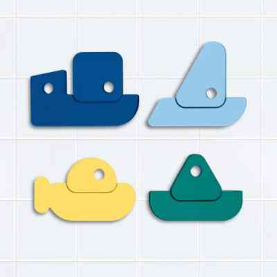 Игрушка для ванной QUUT Пазл-головоломка Лодка (171737) Винница