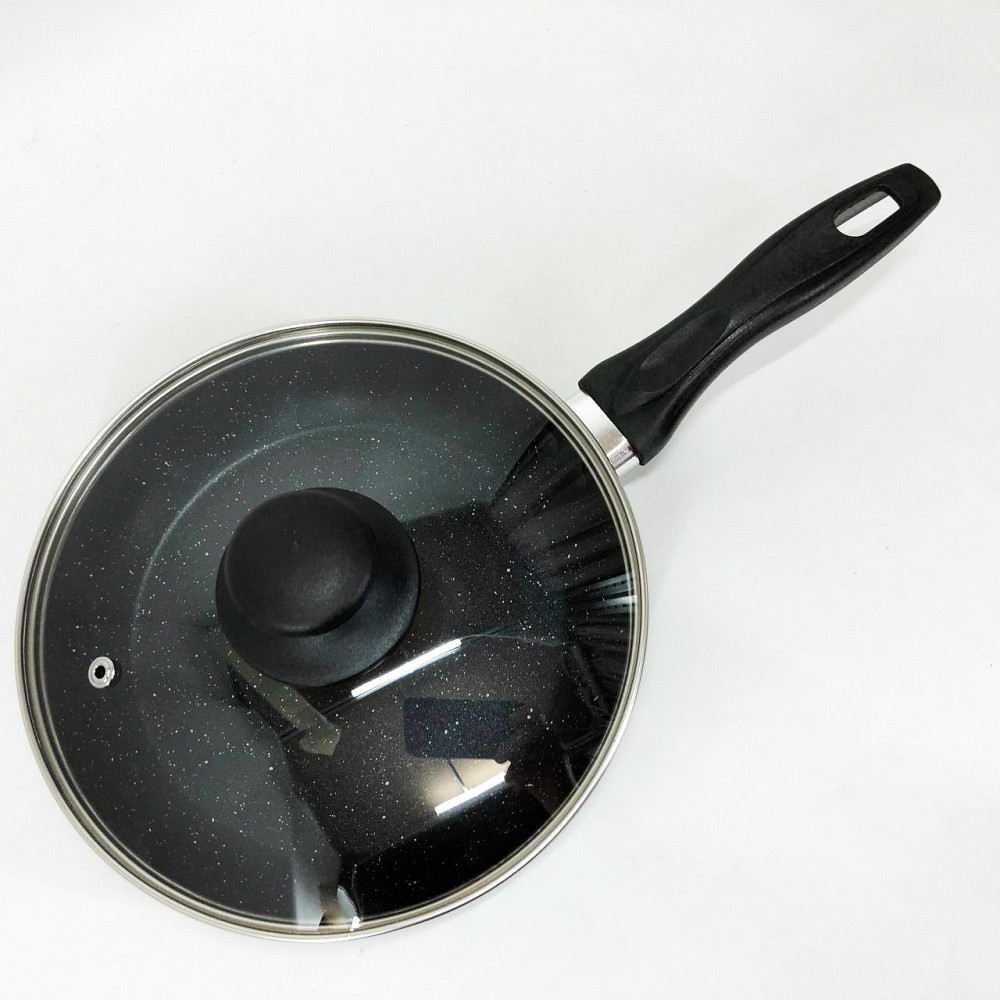 Сковорода гриль зручна UNIQUE UN-5162 20 см, Сковорода для любителів готувати, Сковороди для індукції QT-36 Львів - фото 2