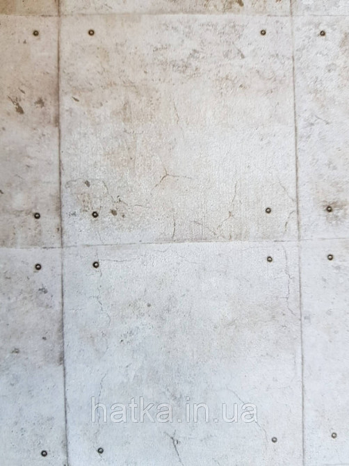 Обои виниловые Grandeco One roll one motif 2 A34901 панно 3д лофт панели листы под бетон бежевые серые Киев - изображение 3