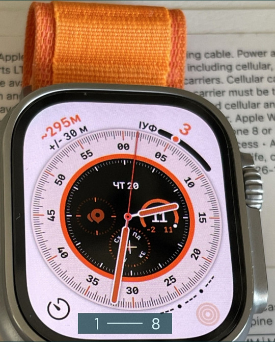 Смарт-Часи Apple Watch Ultra 49mm Titanium Ceramic Київ - фото 8