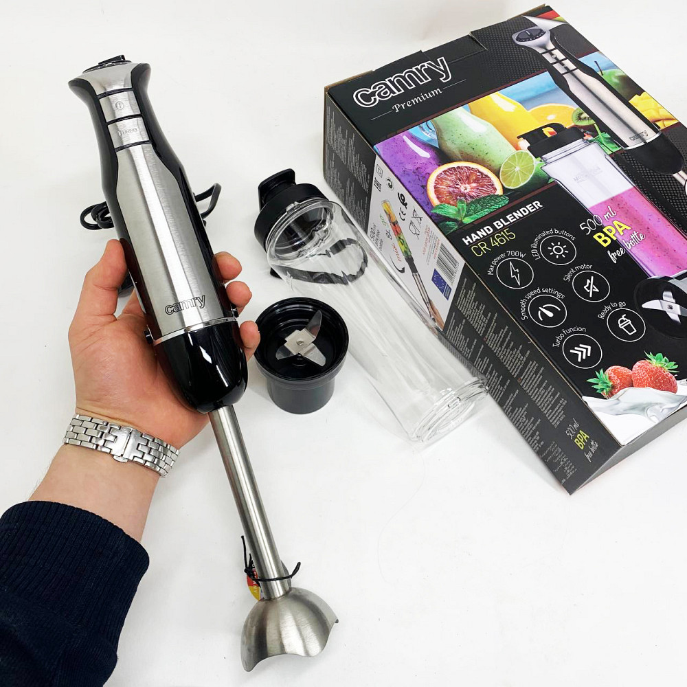 Блендер подрібнювач для коктейлів Camry CR 4615 700Вт Блендер для дитячого пюре дому PI-56 Львів - фото 6