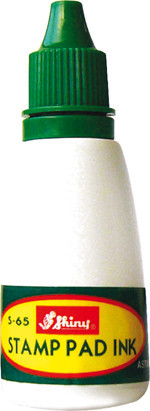 КРАСКА ШТЕМПЕЛЬНАЯ, ЗЕЛЕНАЯ 28МЛ 