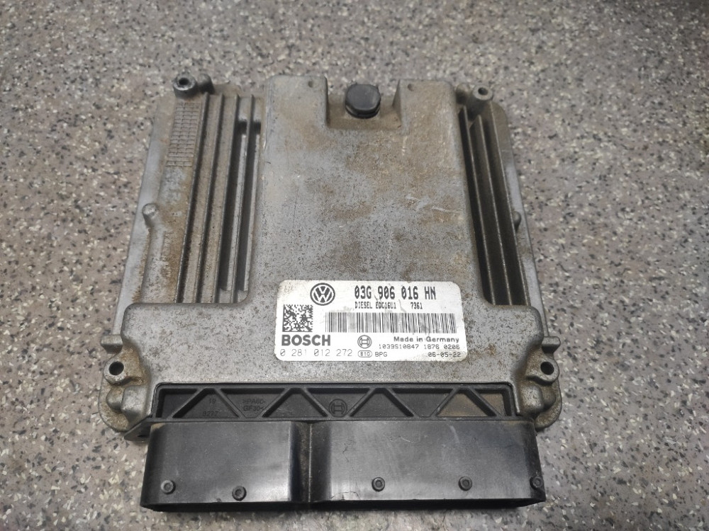 Блок керування двигуном VW Caddy 1.9 tdi 2004-2010 (03G906016HN) Ковель - фото 1