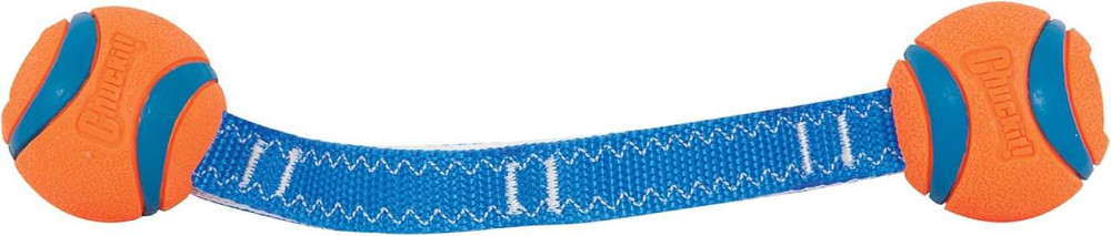 Тенісні м'ячики зі шнурком Chuckit! Ultra Duo Tug іграшка для собак, розмір M Вінниця - фото 3