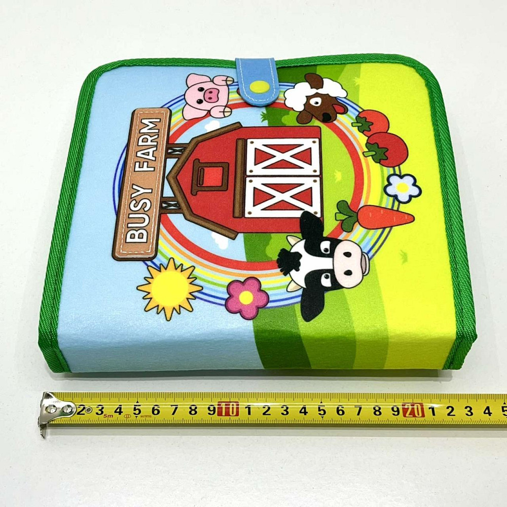 Бізіборд-книга фетрова з активностями 21×6×22 см (C 71085) Чернигов - изображение 5