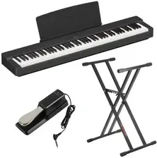 Піаніно (синтезатор) Yamaha P-225 B Set 2 - pianino cyfrowe ze statywem i pedałem sustain Київ