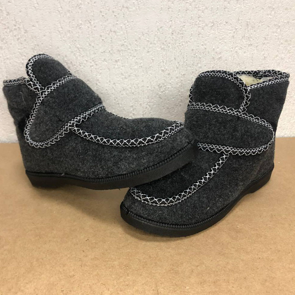 Валянки шиті, Бурки жіночі хутряні, Калоші зимові, Калоші жіночі черевики з нейлону PH-34 Львів - фото 3