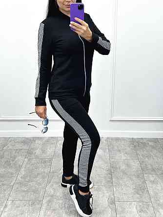 Спортивный женский костюм Leon 50-52, Черный Киев