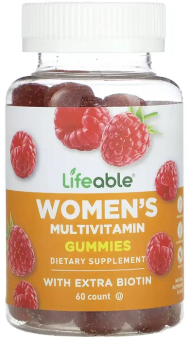 Витамины для женщин Lifeable Women's Multivitamin Adult 60 жев таб малина Киев - изображение 1
