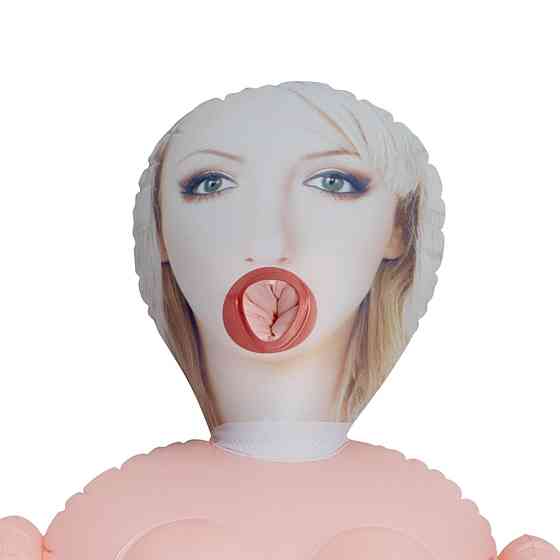 Секс-лялька з 3 отворами Crushious CRISTINA The Inflatable Nurse, бежева, 155 см Sex Aura Київ