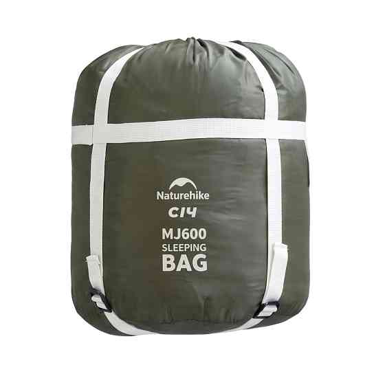 Спальник с капюшоном Naturehike CNK2300SD014 MJ600 Сич, зеленый Киев