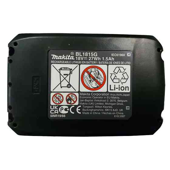 Акумуляторна батарея Li-Ion MAKITA BL1815G (198186-3) Коломия