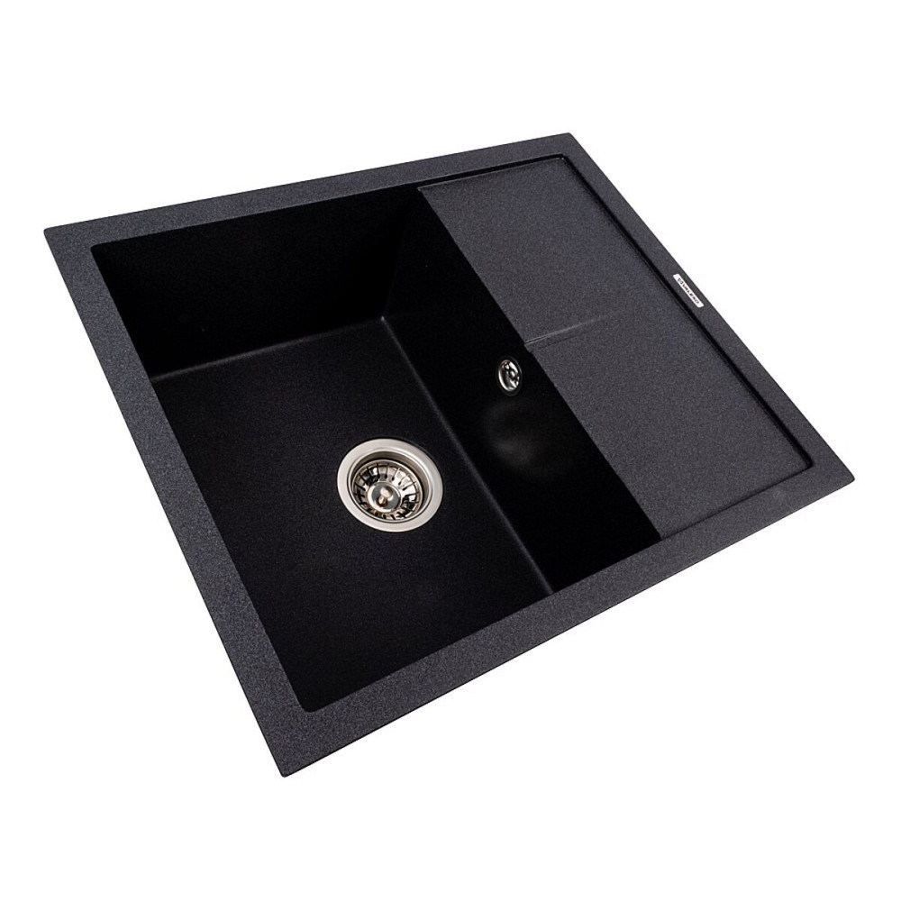 VALESO Кухонна гранітна мийка 5850 REYNA VALESO карбон Коломия - фото 3