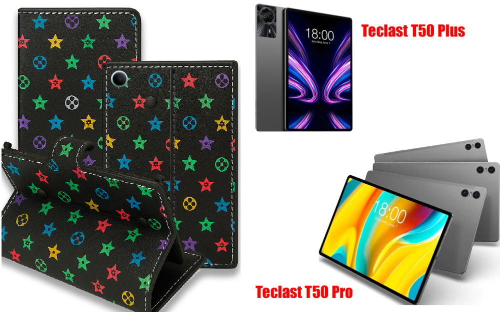 Книга-трансформер для планшета Teclast T50 Plus, T50 Pro, цвет Black Lyi Black Киев - изображение 1
