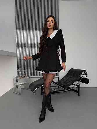 Женское стильное романтичное платье + шорты костюмка и коттон Одесса