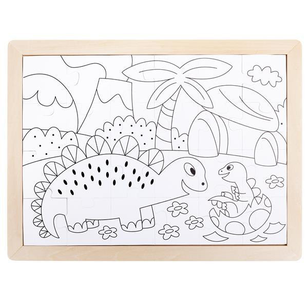 Пазл Hape Динозавры с раскраской (E1641) Харьков - изображение 13