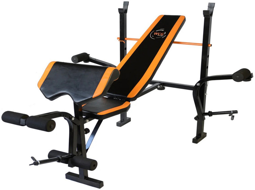 Лава для жиму універсальна WCG 0055 + приставка Скотта з тренажером для ніг Київ - фото 1