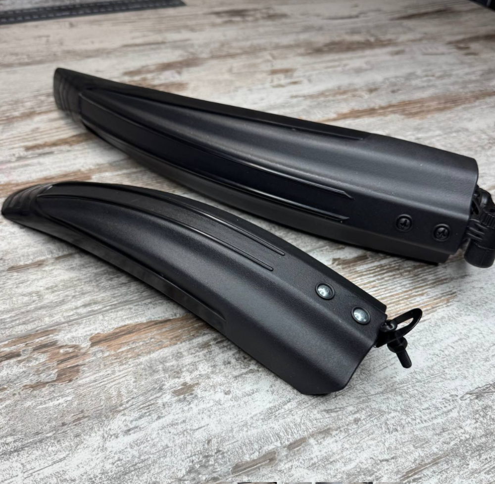 Комплект велосипедных крыльев-брызговиков для защиты от грязи и воды, переднее и заднее, универсальный размер Киев - изображение 6