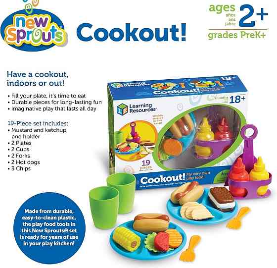 Набор барбекю от Learning Resources New Sprouts Cookout Barbecue Set Харьков